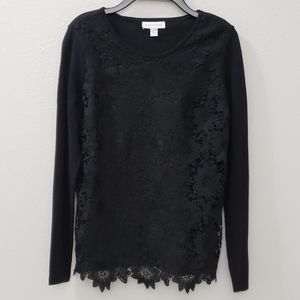 Floral Lace Sweater